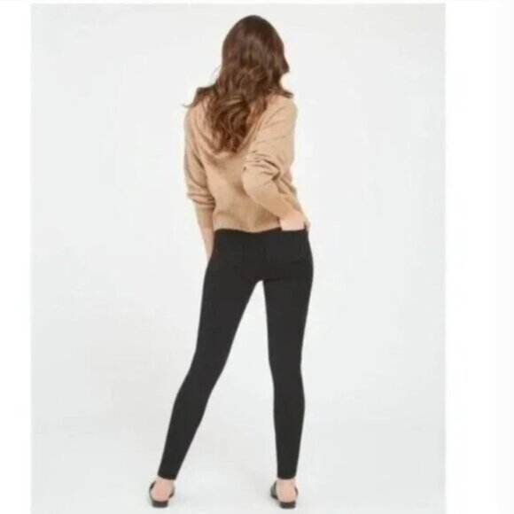 SPANX Jean-ish Leggings in Black  - L - Picture 5 of 9